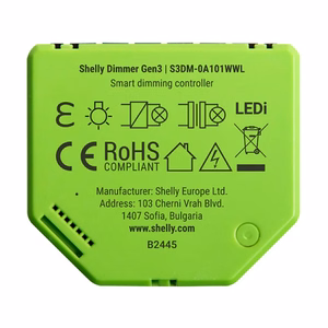 Shelly Dimmer Gen3 WiFi-valoohjain