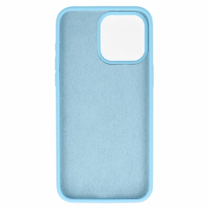Silicone Lite Suojakuori iPhone 15 Plus - vaaleansininen