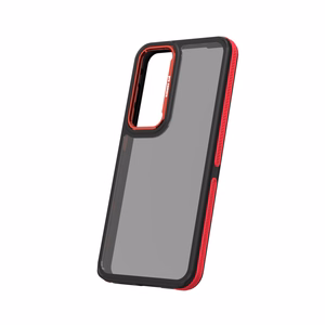 Crystal Black case for Samsung Galaxy S25 Plus red