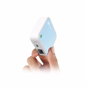TP-Link TL-WR802N langaton reititin Fast Ethernet yksikaistainen (2,4 GHz) sininen, valkoinen