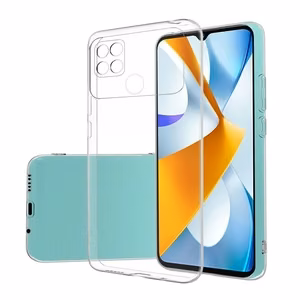 Suojakuori Xiaomi Poco C40 -puhelimelle, Ultra Slim 0,5 mm takakuori, läpinäkyvä