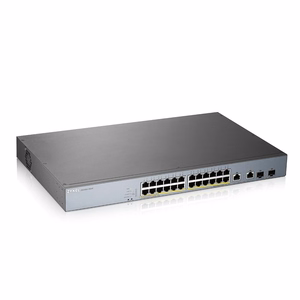 Zyxel GS1350-26HP-EU0101F hallittava L2-verkkokytkin, Gigabit Ethernet (10/100/1000), PoE – harmaa