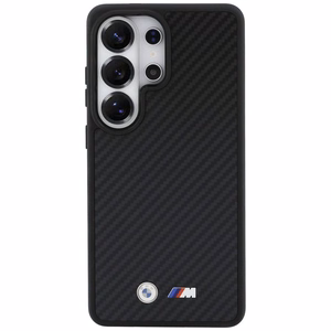 BMW M Kevlar Logo MagSafe Case for Samsung Galaxy S26 Ultra - Black