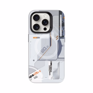 Benks Magnetic Mecha Series Case for Iphone 15 Pro white