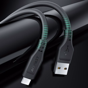 Acefast USB kaapeli - USB Type C 1.2m, 3A valkoinen (C3-04 white)