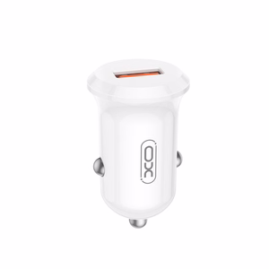 XO-autolaturi CC68 18W QC 1x USB valkoinen