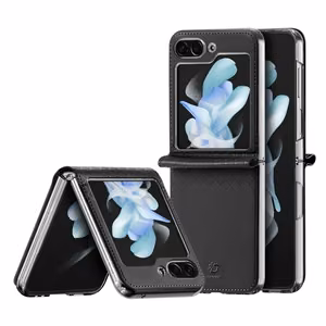 Dux Ducis Bril nahkainen kotelo Samsung Galaxy Z Flip 5 5G - musta
