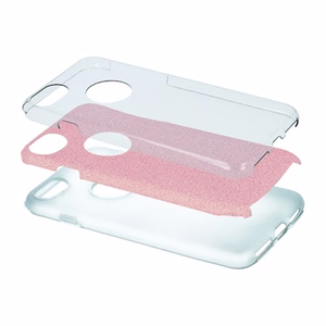 Glitter 3in1 case for Samsung Galaxy A26 pink