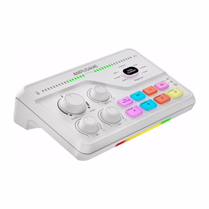 Fifine SC8W RGB gaming mixer (white)