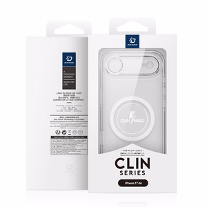 Dux Ducis Clin Mag Case for iPhone 17 Air Compatible with MagSafe - Transparent