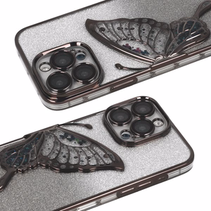 Tel Protect Butterfly Water Suojakuori iPhone 17 Pro:lle musta