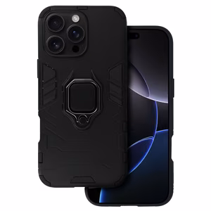 Ring Armor Suojakuori iPhone 16 Pro Max:lle - musta