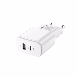 Forever TC-01-20AC PD QC charger 1x USB-C 1x USB 20W white