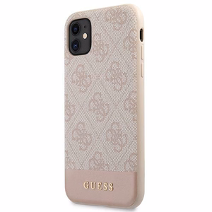 Guess 4G Stripe Collection Suojakuori iPhone 11 / Xr 6.1":lle - vaaleanpunainen