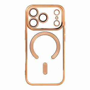 Suojakuori iPhone 17 PRO:lle Electro Mag Cover yhteensopiva MagSafen kanssa kultainen