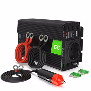 Green Cell INV05DE -autoinvertteri, 300 W, musta