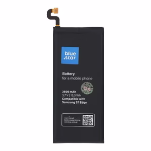 Akku Samsung S7 Edge:lle 3600 mAh Blue Star Premium