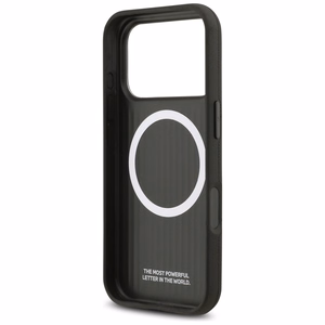 BMW M FW Metal Logo MagSafe Suojakuori iPhone 17 Pro:lle - musta