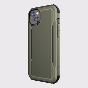 Raptic X-Doria Fort Case iPhone 14 Plus MagSafe panssaroitu suojus vihreä