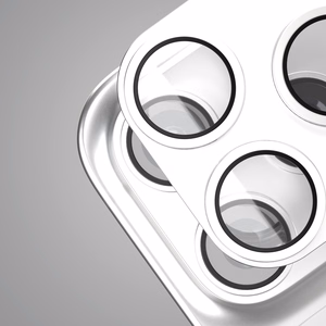 Etteri full camera lens guard for iPhone 17 Pro silver