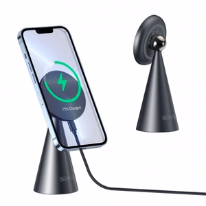 Langaton laturi Dux Ducis W3 harmaa 15W (iPhonelle / Magsafe-yhteensopiva)