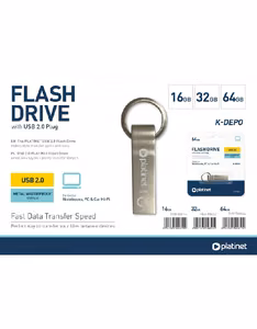 Memory usb drive Platinet Metal Waterproof 64GB USB 2.0