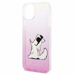 Karl Lagerfeld KLHCP14MCFNRCPI iPhone 14 Plus 6.7 "kovakotelo vaaleanpunainen / vaaleanpunainen Choupette Fun