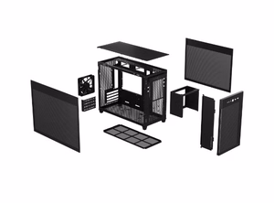ASUS PRIME AP201 MicroATX Mini Tower musta