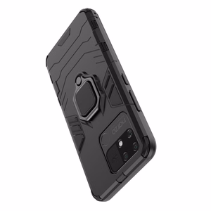 Ring Armor tough hybrid case cover + magnetic holder Realme Narzo 50A black