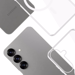 3mk Clear MagCase Samsung Galaxy S25+:lle - läpinäkyvä