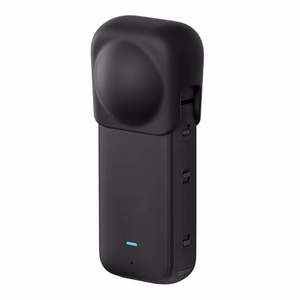 Silicone protective lens cover Puluz for Insta360 X3 (black)