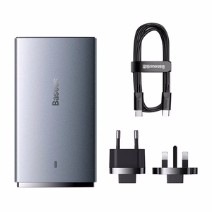 Baseus GaN5 Pro 65W Verkkolaturi Ultra Fast USB-C USB-A QC