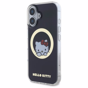 Hello Kitty IML Sweet Kitty Magsafe iPhone 16:lle Suojakuori - Musta