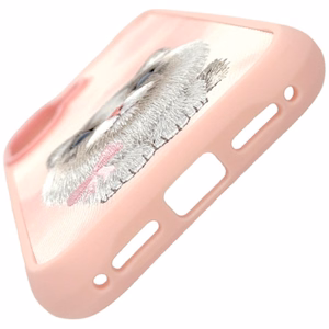NIMMY Suojakuori BIG EYED PET 2.0 Cat iPhone 17:lle - vaaleanpunainen