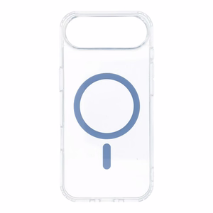 Suojakuori iPhone 17 AIR:lle Drop Glue Colorful Ring Mag Cover MagSafe-yhteensopiva vaaleansininen