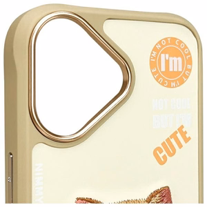 Nimmy Cool&Cute 2.0 Kissa Suojakuori iPhone 16:lle - vihreä