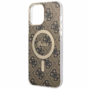 Guess GUHMP13XH4STW iPhone 13 Pro Max 6.7 ruskea/ruskea suojakuori 4G MagSafe