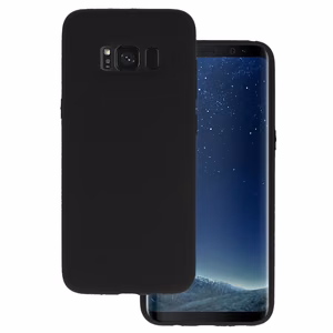 Silicone Lite Suojakuori Samsung Galaxy S8 Plus - musta