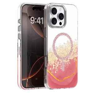 Epoxy Mag suojakuori iPhone 16 Pro Max 6,9" vaaleanpunainen