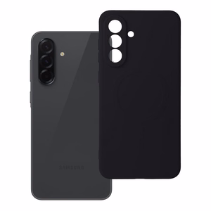 Silikoninen Mag Cover Samsung A36:lle yhteensopiva MagSafen kanssa musta