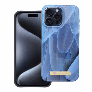 Suojakuori iPhone 15 PRO MAX:lle Forcell F-Protect Mirage MagSafe-yhteensopiva sininen lintu