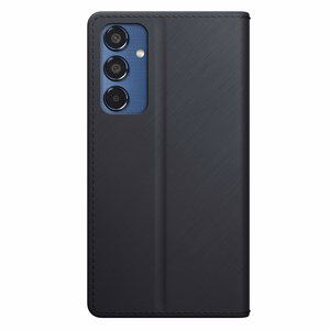 3mk Wallet Case Samsung Galaxy M35:lle - musta