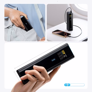Cuktech PB200U power bank 20,000 mAh, 210 W, 2× USB-C and USB-A, with TFT display and 240 W USB-C cable – black