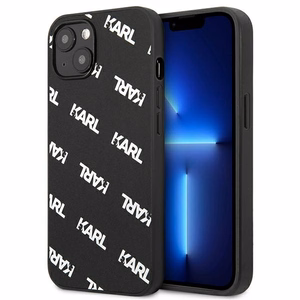 Karl Lagerfeld Allover kotelo iPhone 13 mini - musta