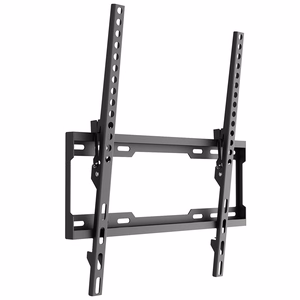 Maclean MC-187 – TV-seinäteline, 32–75-tuuman, VESA 400×400, enintään 45 kg, musta, kallistus 0°–8°