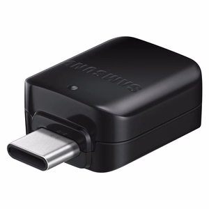 Samsung EE-UN930 USB-A to USB-C OTG Adapter (Bulk - Replacement Packaging) - Black