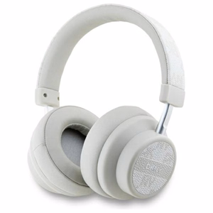 DKNY Checkered Pattern wireless on-ear Bluetooth 5.3 headphones, pearl