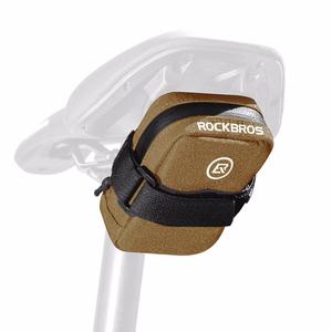 Rockbros F006 polkupyörän satulalaukku 0.35 l - ruskea
