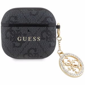 Guess 4G Strass Charm Case for AirPods 4 - Black