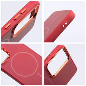 Suojakuori Samsung A37 Frame Mag Cover MagSafe-yhteensopiva magenta